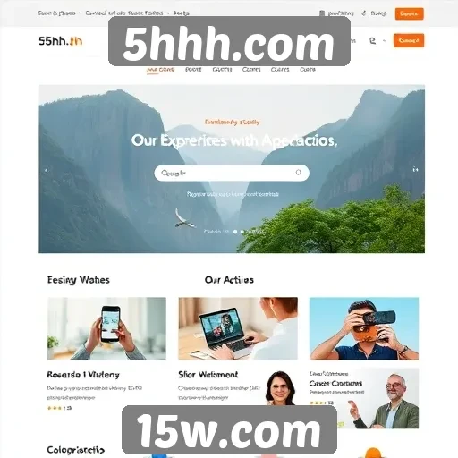 Facilidade de navegação no site 5hhh.com