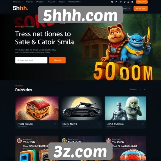 Novidades na interface do site 5hhh.com