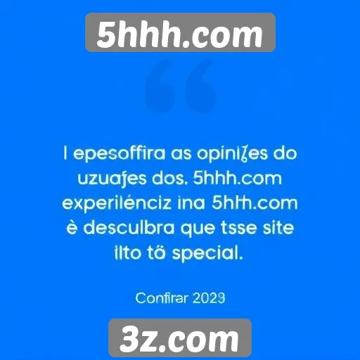 Usuários comentam sobre a experiência no 5hhh.com